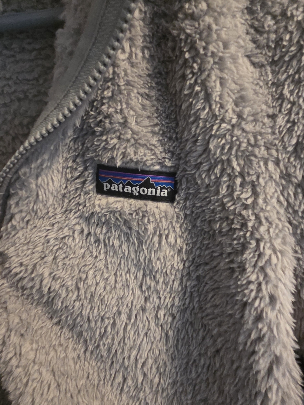 Patagonia Womens Gray Los Gatos Fleece Quarter-Zip Pullover Short Jacket Small - Picture 3 of 5